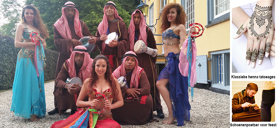 Arabische verkleedfeest inclusief een fotograaf